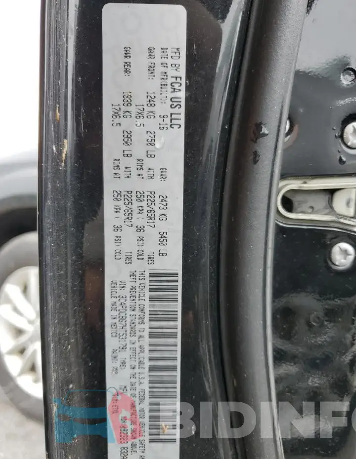 3C4PDCBG7HT531791 Photo# 13