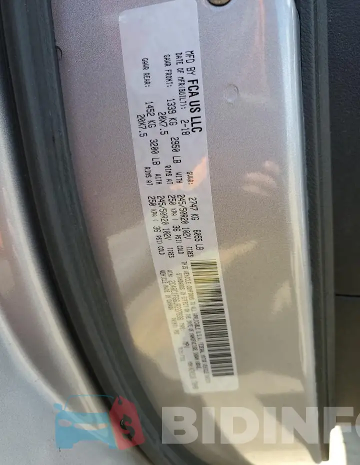 2C4RC1FG6JR227838 Photo# 12