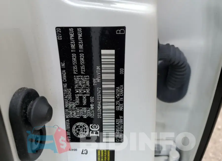 2T2JZMDA4LC237472 Photo# 12