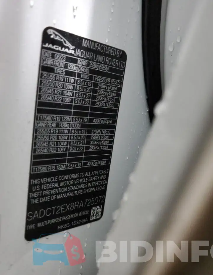 SADCT2EX8RA725072 Photo# 13