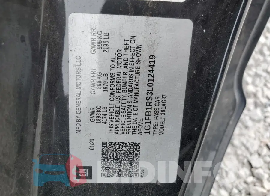 1G1FB1RS3L0124419 Photo# 12