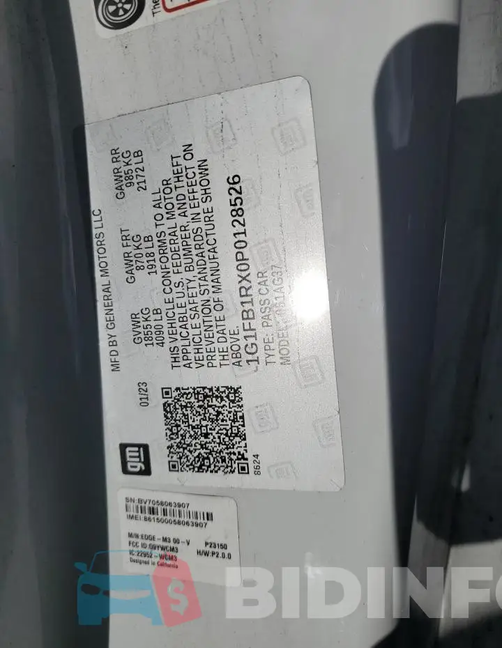 1G1FB1RX0P0128526 Photo# 12