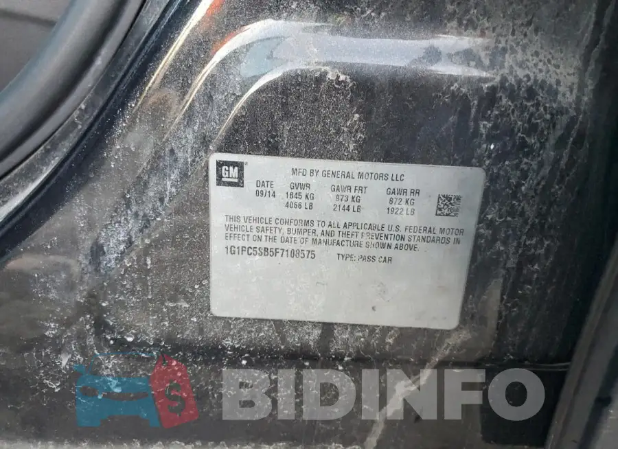 1G1PC5SB5F7108575 Photo# 12