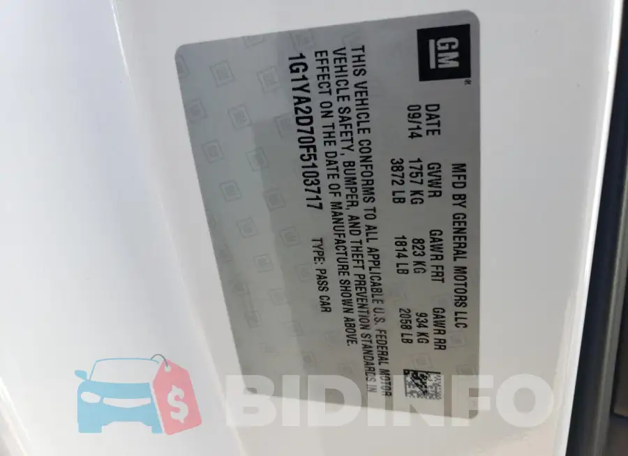 1G1YA2D70F5103717 Photo# 12