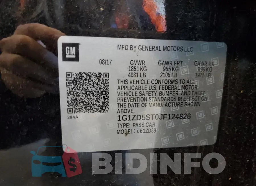 1G1ZD5ST0JF124826 Photo# 12