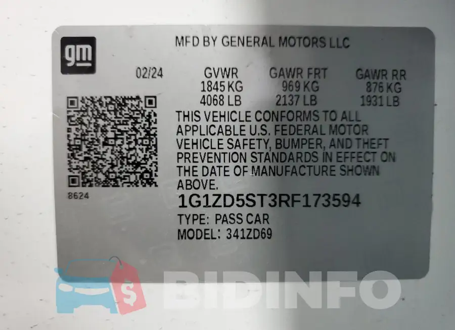 1G1ZD5ST3RF173594 Photo# 12