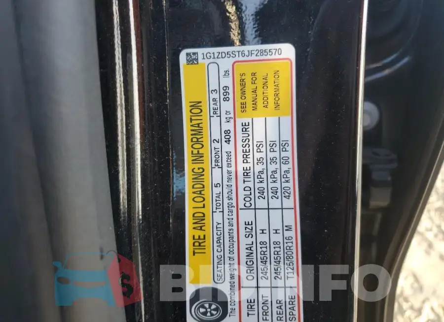 1G1ZD5ST6JF285570 Photo# 12