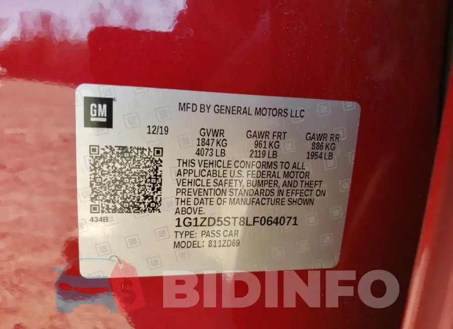 1G1ZD5ST8LF064071 Photo# 12