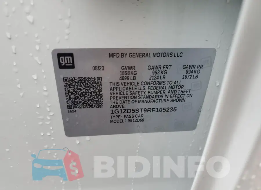 1G1ZD5ST9RF105235 Photo# 12
