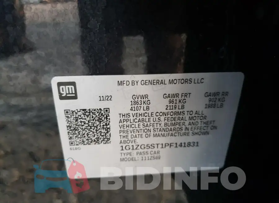 1G1ZG5ST1PF141831 Photo# 12
