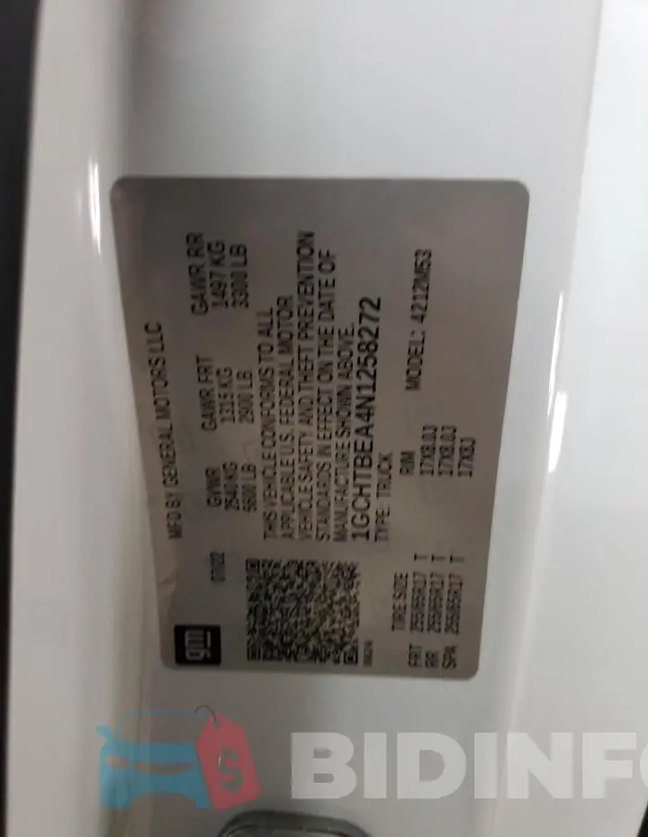 1GCHTBEA4N1258272 Photo# 12