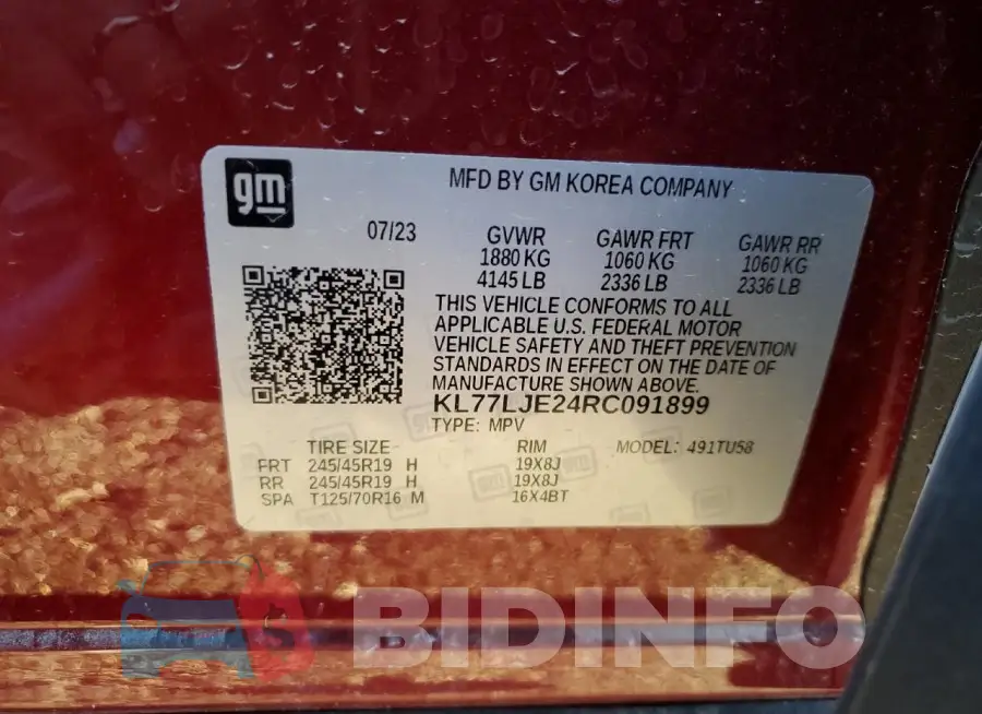 KL77LJE24RC091899 Photo# 12