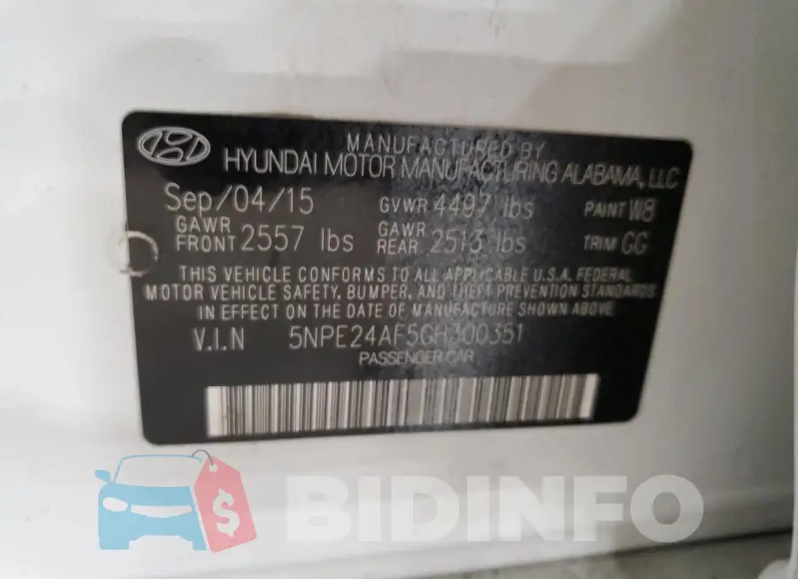 5NPE24AF5GH300351 Photo# 12