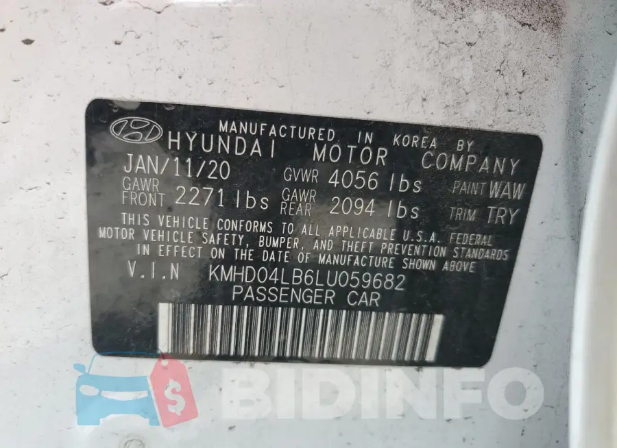KMHD04LB6LU059682 Photo# 12