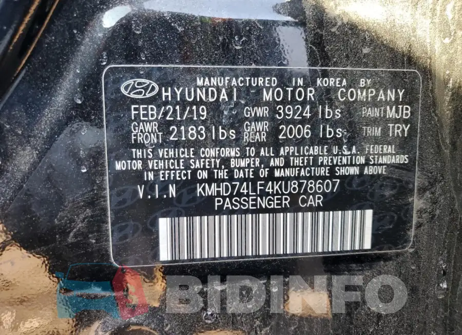 KMHD74LF4KU878607 Photo# 13