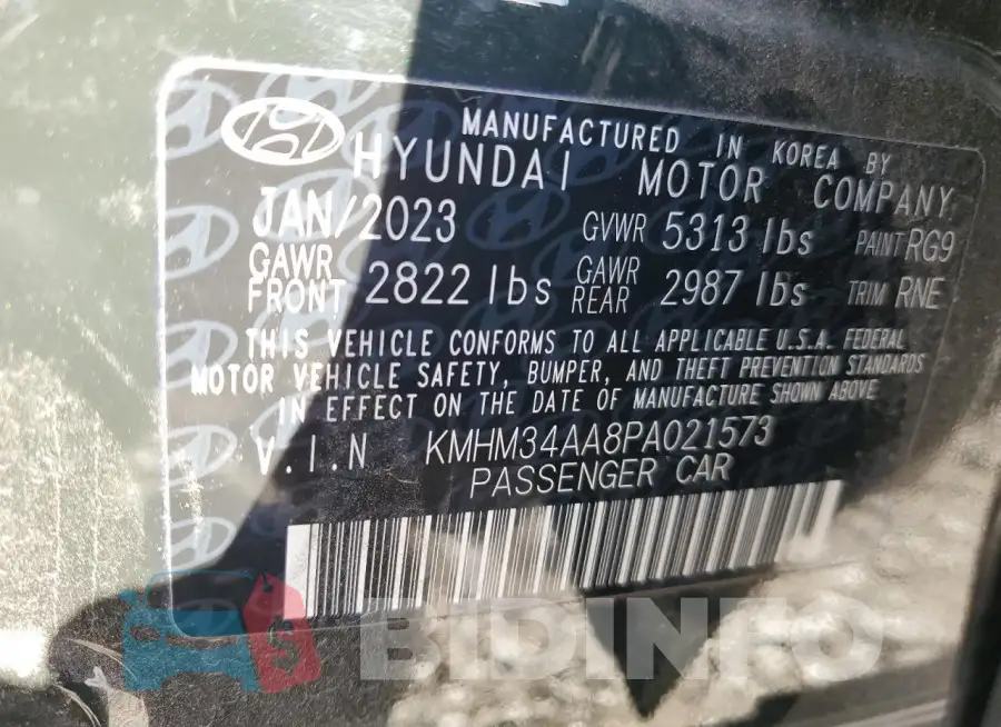 KMHM34AA8PA021573 Photo# 12