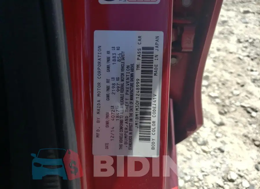 JM1BM1M30F1248999 Photo# 12
