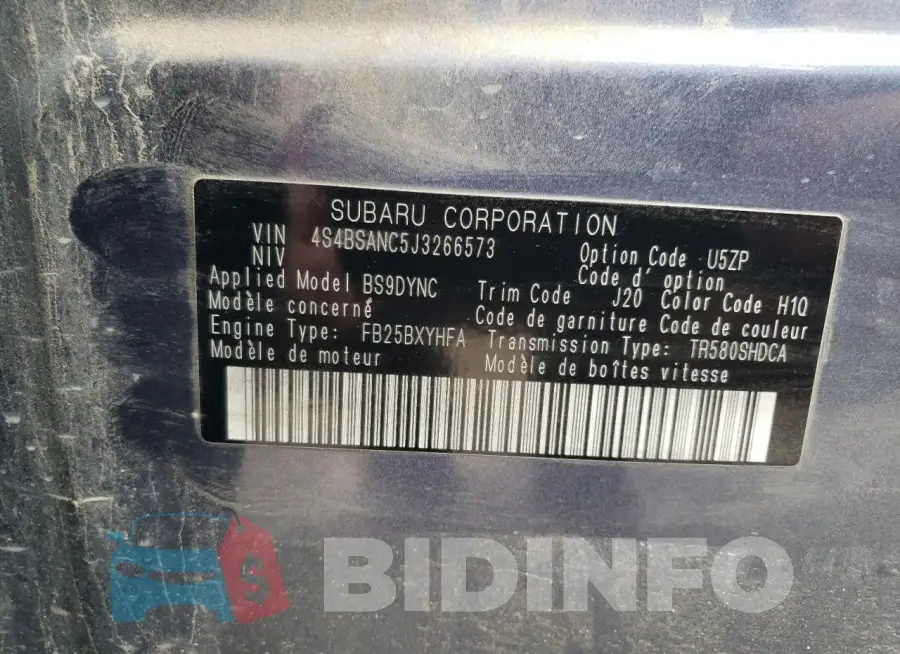 4S4BSANC5J3266573 Photo# 12