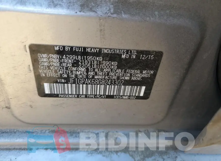 JF1GPAK68G8243302 Photo# 12