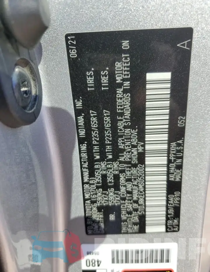 5TDJRKEC4MS052002 Photo# 13