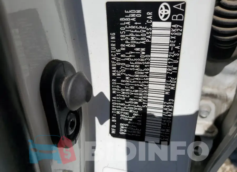 5YFBURHEXGP461630 Photo# 12