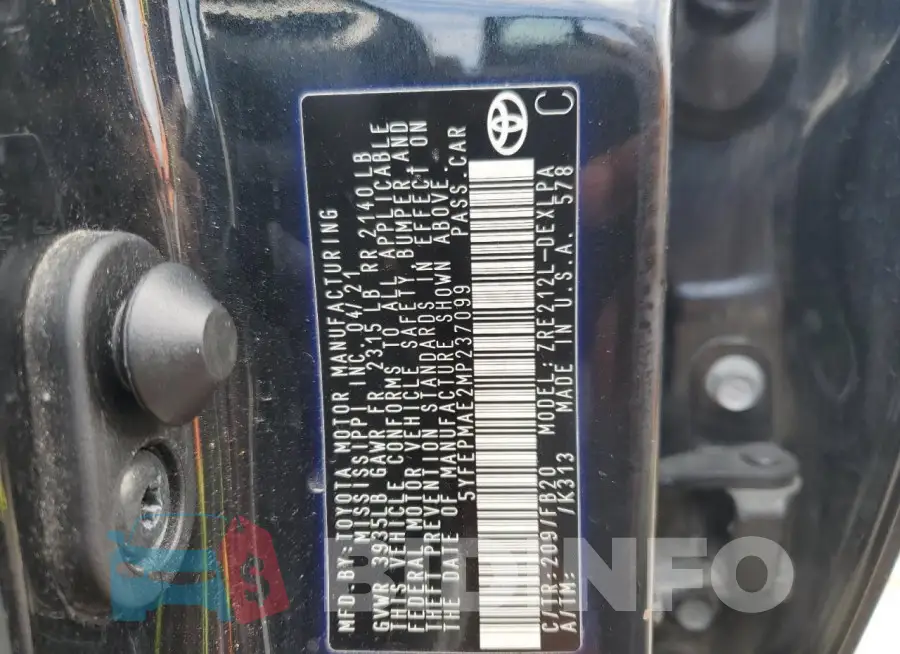 5YFEPMAE2MP237099 Photo# 12