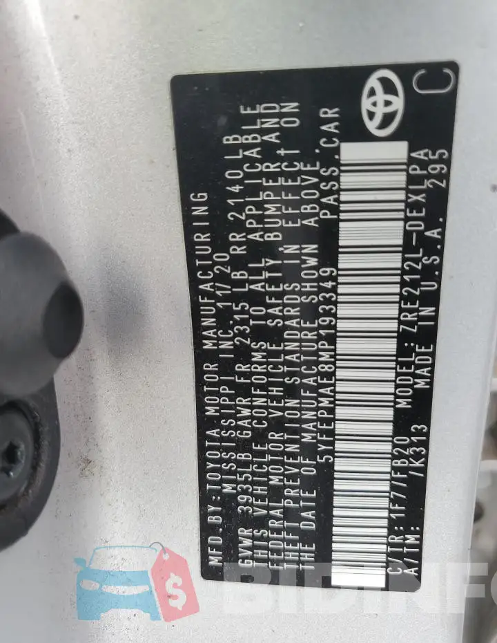 5YFEPMAE8MP193349 Photo# 12