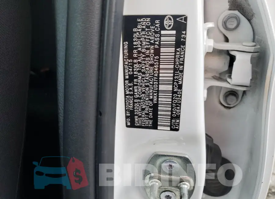 VNKKTUD37FA046575 Photo# 12