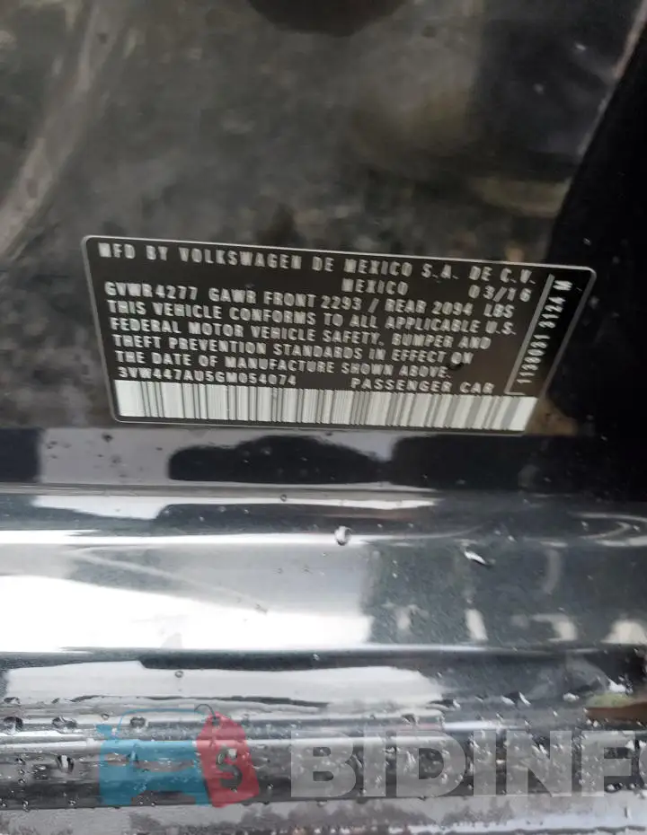 3VW447AU5GM054074 Photo# 12