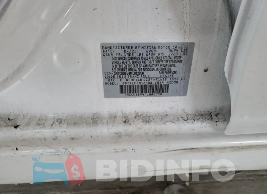 3N1CN8EV4ML882058 Photo# 12