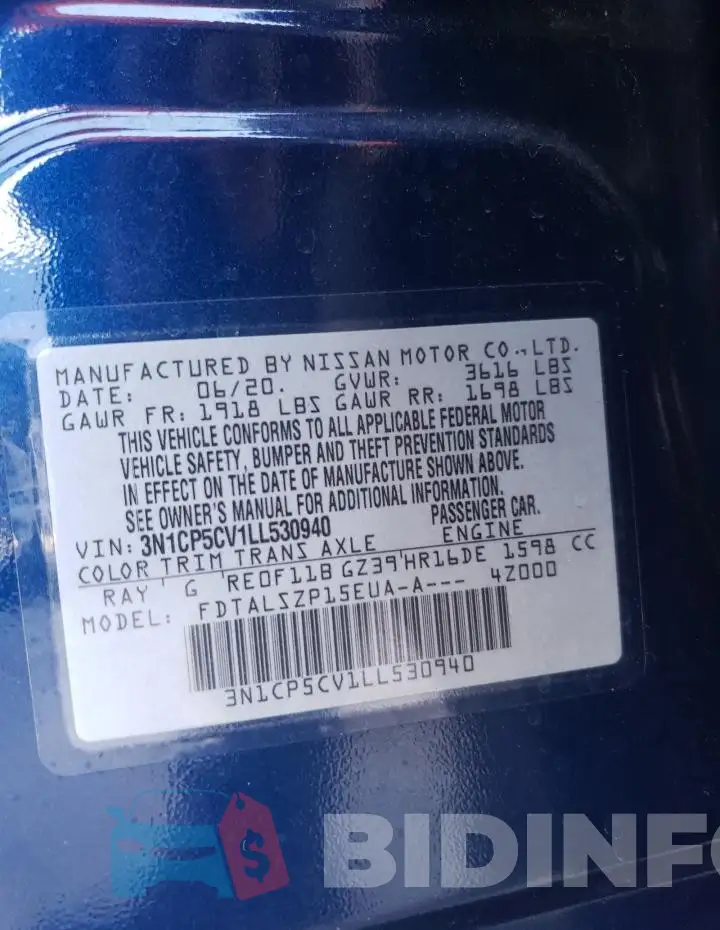 3N1CP5CV1LL530940 Photo# 13