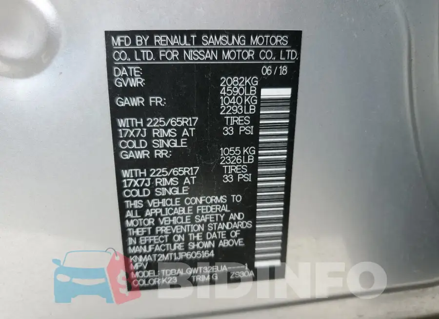 KNMAT2MT1JP605164 Photo# 13