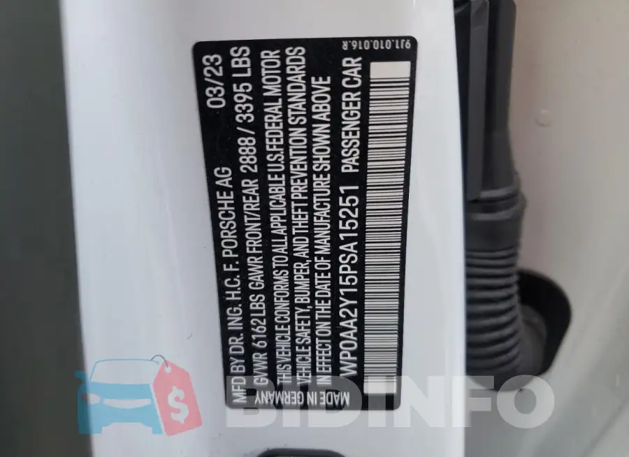 WP0AA2Y15PSA15251 Photo# 12