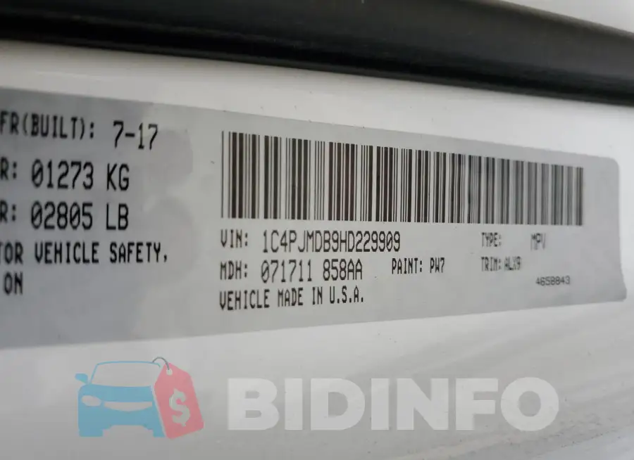 1C4PJMDB9HD229909 Photo# 13