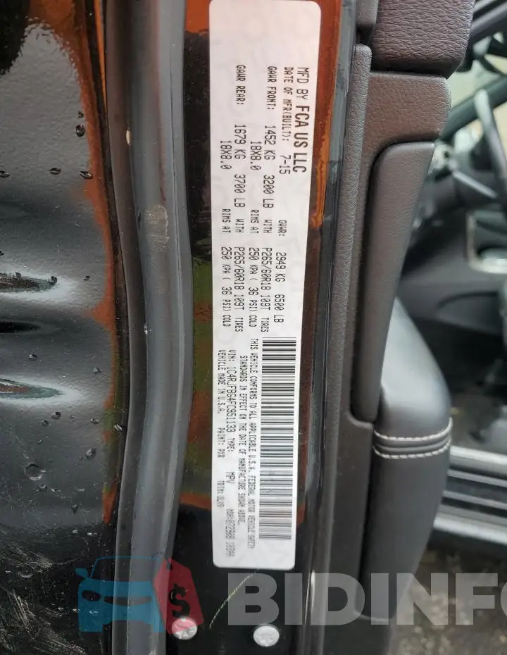 1C4RJFBG4FC951133 Photo# 13