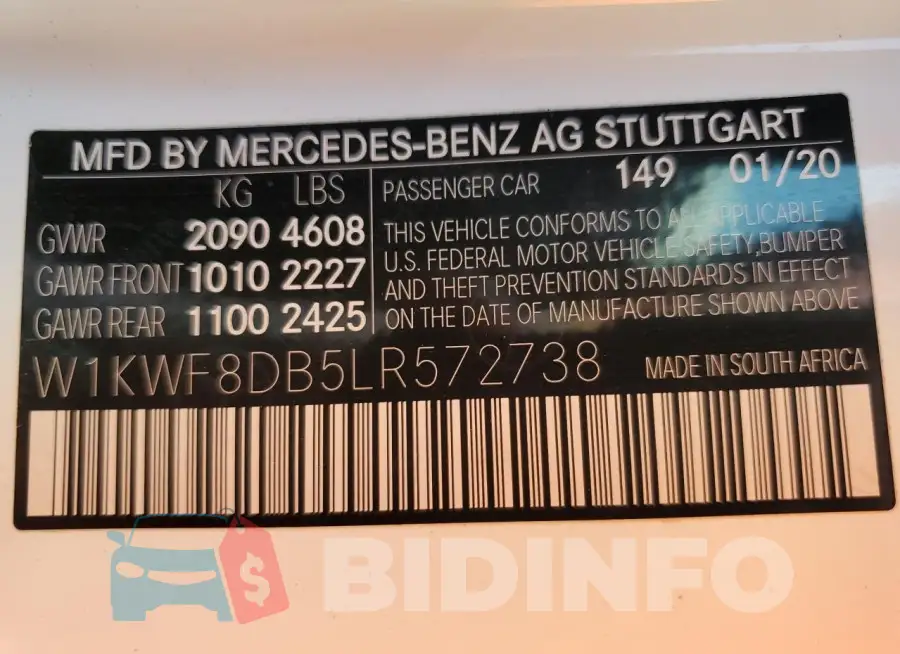 W1KWF8DB5LR572738 Photo# 12