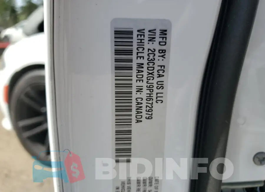 2C3CDXGJ9PH672979 Photo# 12