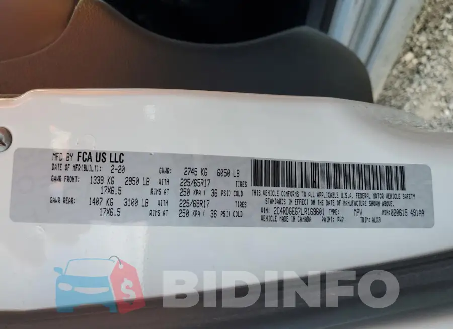 2C4RDGEG7LR169601 Photo# 13