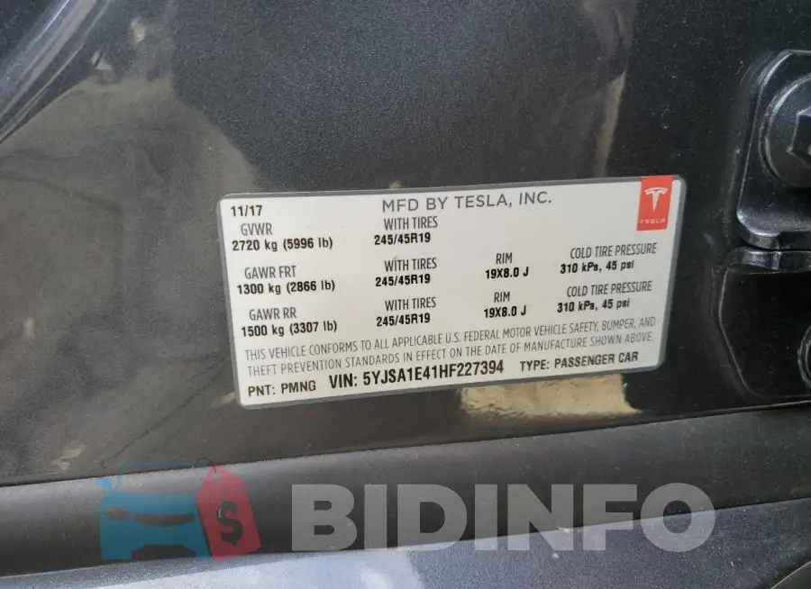 5YJSA1E41HF227394 Photo# 12