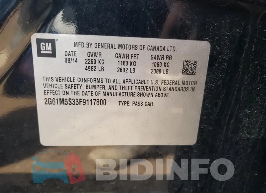 2G61M5S33F9117800 Photo# 13