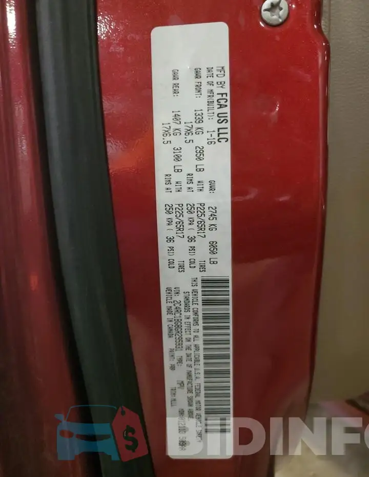 2C4RC1BG8GR295931 Photo# 14