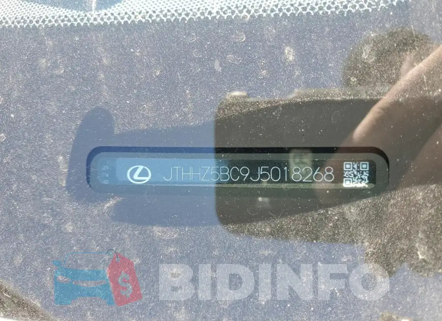 JTHHZ5BC9J5018268 Photo# 13
