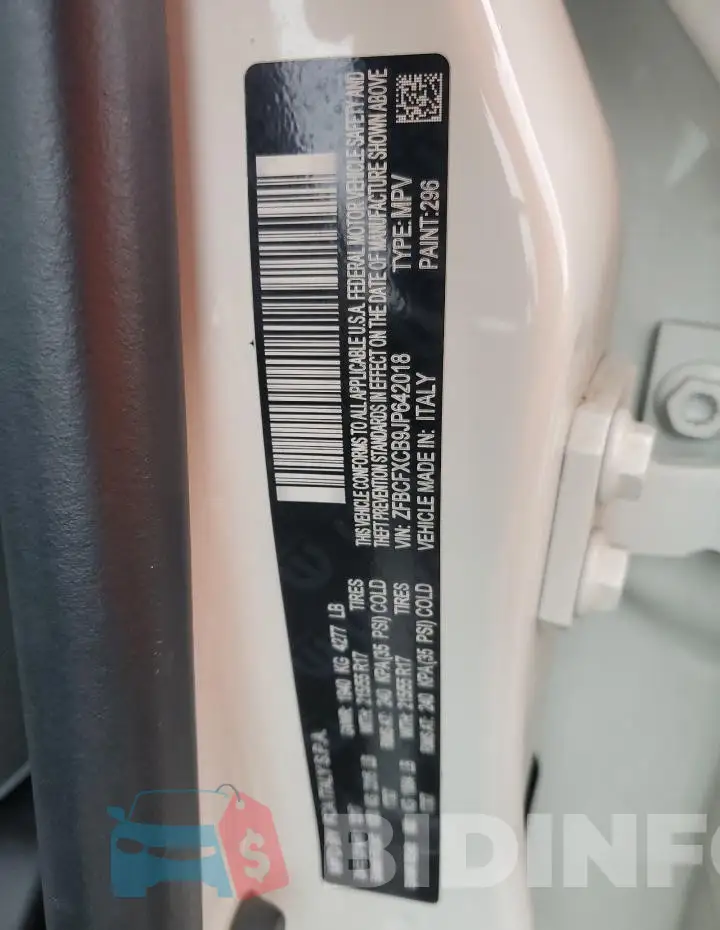 ZFBCFXCB9JP642018 Photo# 12