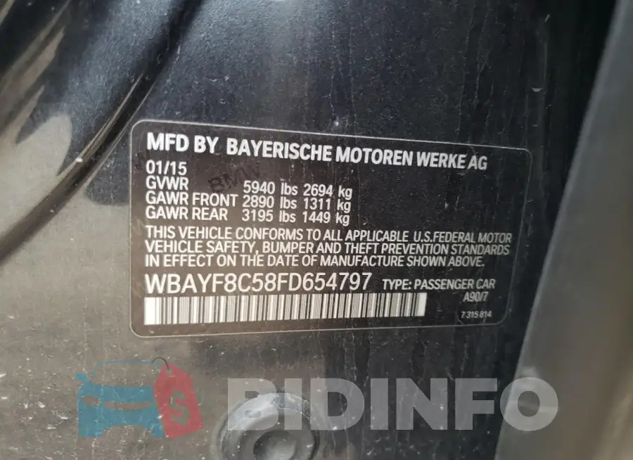 WBAYF8C58FD654797 Photo# 12