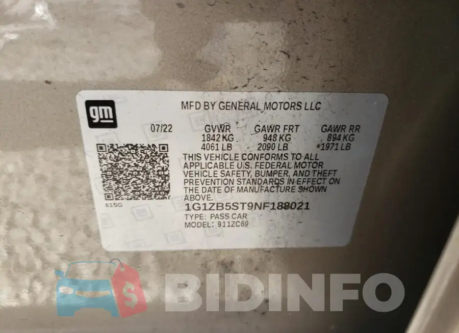 1G1ZB5ST9NF188021 Photo# 12