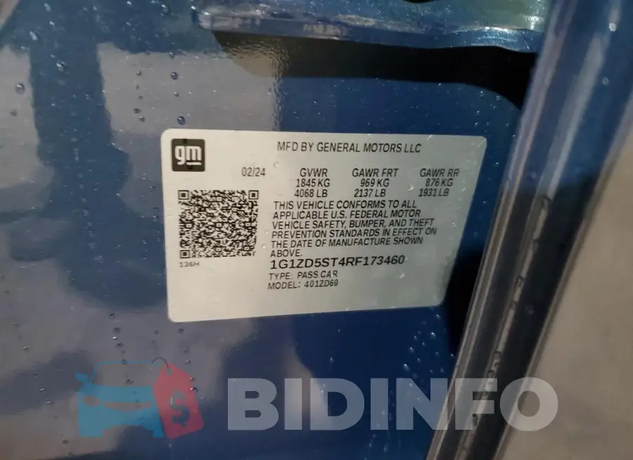 1G1ZD5ST4RF173460 Photo# 12