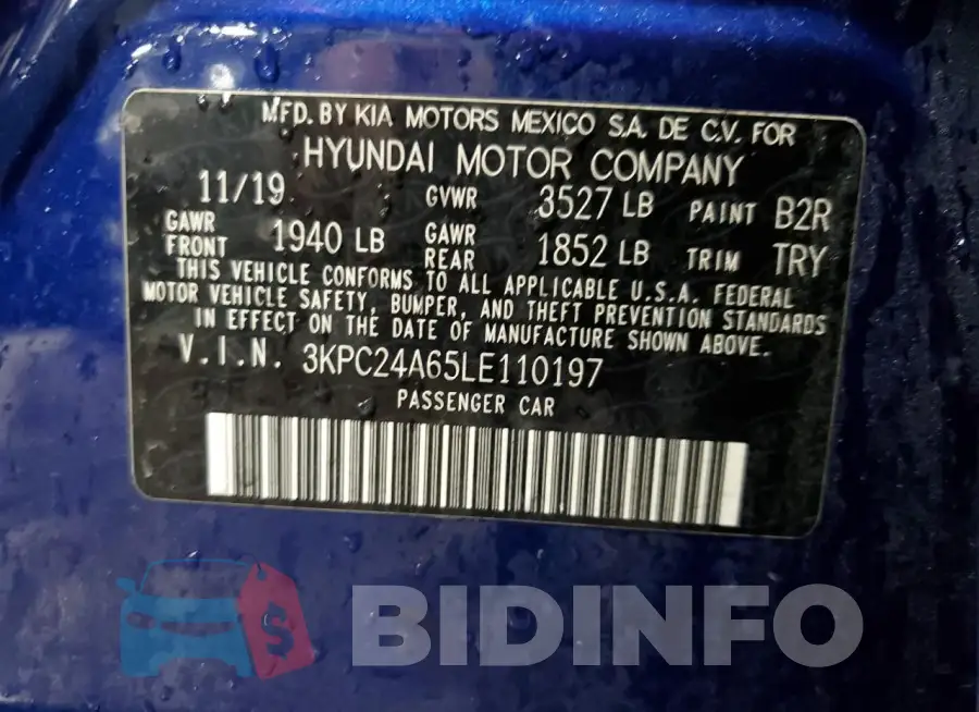 3KPC24A65LE110197 Photo# 12