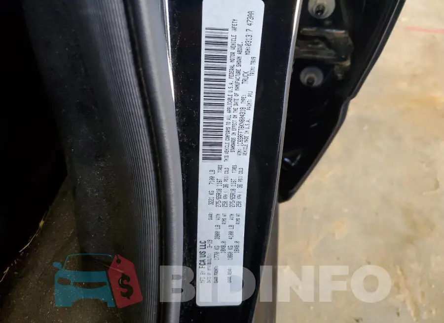 1C6SRFFT6KN804318 Photo# 12