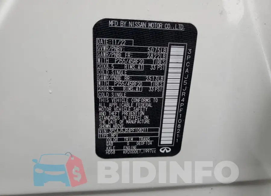 3PCAJ5JR4PF108211 Photo# 13