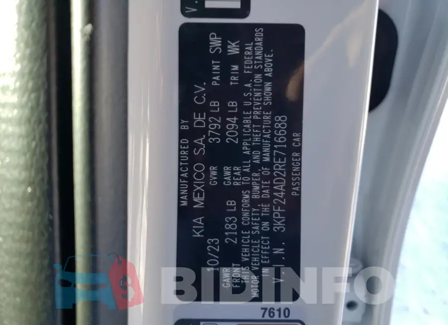 3KPF24AD2RE716688 Photo# 13